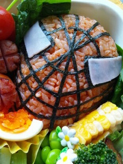 キャラ弁♡ スパイダーマン-レシピのメイン写真
