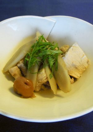 鶏ごぼうの梅煮-レシピのメイン写真