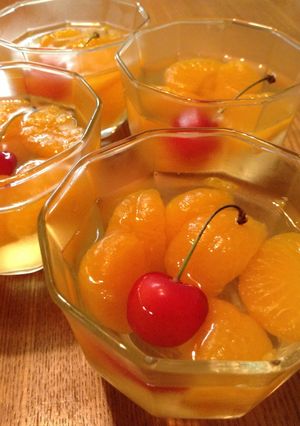 みかん缶で簡単ゼリー-レシピのメイン写真