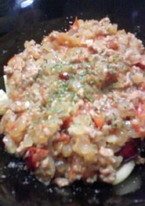 辛うま!和風ミートソースのショートパスタ-レシピのメイン写真