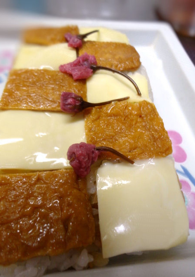 簡単☆きつね市松寿司-レシピのメイン写真