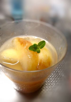 フレッシュ白桃の贅沢ゼリー-レシピのメイン写真