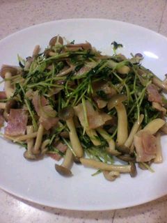 豆苗の和風炒め-レシピのメイン写真