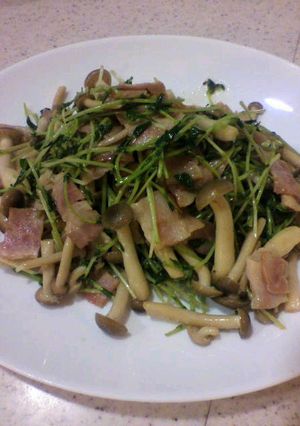 豆苗の和風炒め-レシピのメイン写真