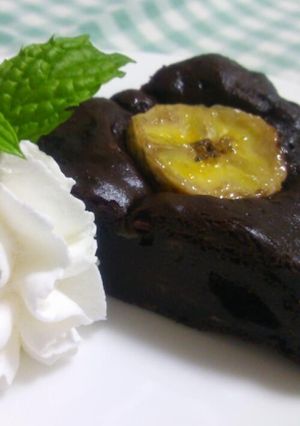 濃厚＆ヘルシーチョコバナナケーキ♪-レシピのメイン写真