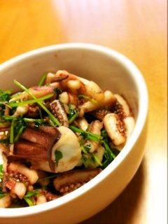 イカと豆苗の中華炒め-レシピのメイン写真