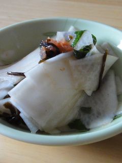 大根と塩昆布の梅和え-レシピのメイン写真