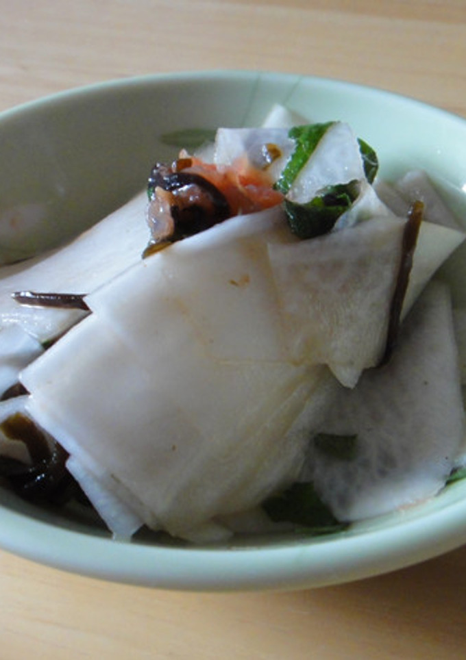 大根と塩昆布の梅和え-レシピのメイン写真
