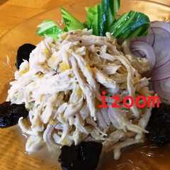 รูปของ ヘルシーなオレンジ風味チキンサラダ　