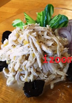 ヘルシーなオレンジ風味チキンサラダ　-レシピのメイン写真
