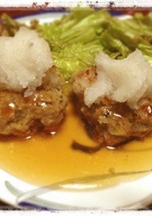 青じそハンバーグのおろし餡かけ-レシピのメイン写真