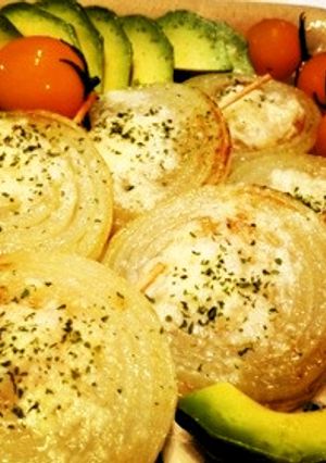 玉ねぎだけ焼き☆塩麹とチーズで♡-レシピのメイン写真