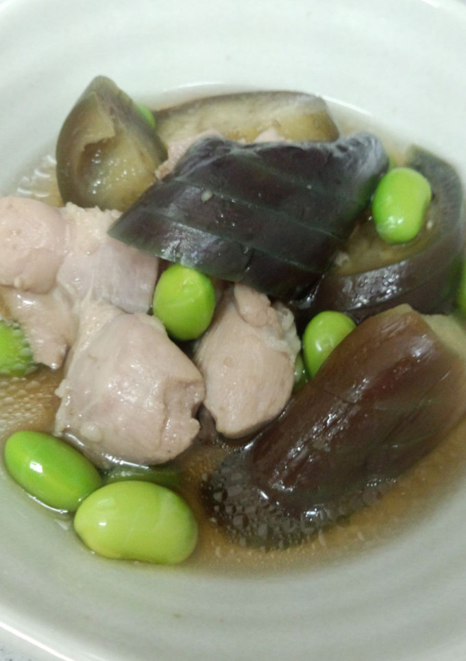 冷やしてもおいしい♪ナスと鶏肉の煮びたし-レシピのメイン写真