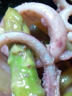 イカとアスパラのバター焼き-レシピのメイン写真