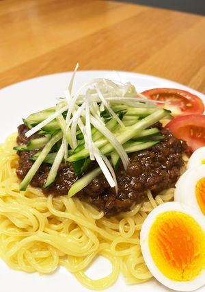 子供も大好き、辛くないジャージャー麺-レシピのメイン写真
