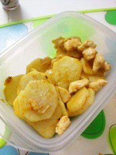 *長芋とささみの炒め物*-レシピのメイン写真