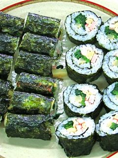 韓国のり巻き・太巻きと細巻き-レシピのメイン写真