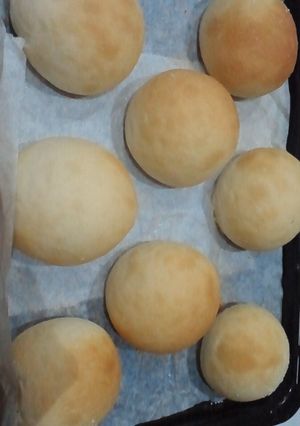 米粉と粉ミルクでふわふわヘルシー丸パン-レシピのメイン写真