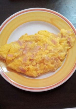 【簡単】ハムチーズオムレツ-レシピのメイン写真