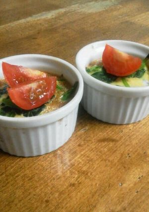 ほうれん草のココット焼き-レシピのメイン写真