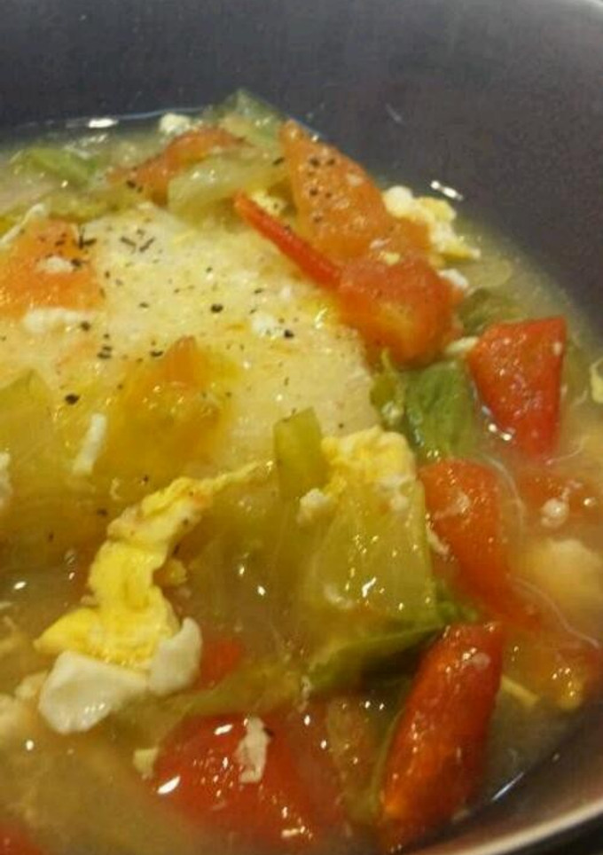 冷たい☆洋風焼おにぎり茶漬け-レシピのメイン写真