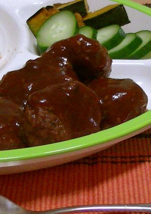 焼肉のたれDEミートボール-レシピのメイン写真