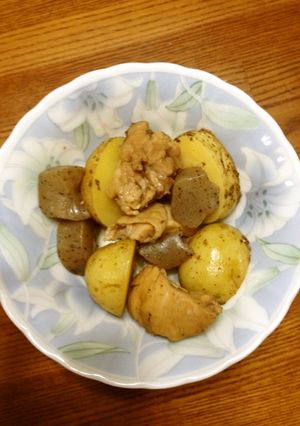 小いもと鶏モモとこんにゃくの煮物-レシピのメイン写真