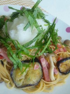 野菜たっぷり摂れる!!夏の和風パスタ-レシピのメイン写真