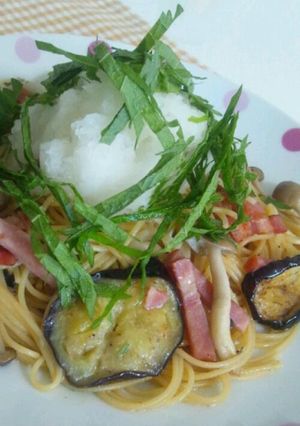 野菜たっぷり摂れる!!夏の和風パスタ-レシピのメイン写真
