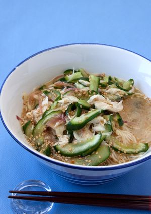 冷や汁そうめん-レシピのメイン写真