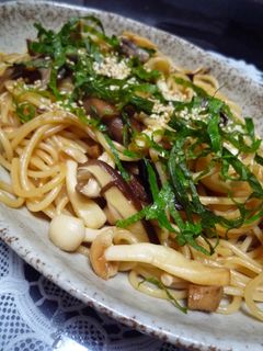 きのこの和風パスタ♬-レシピのメイン写真
