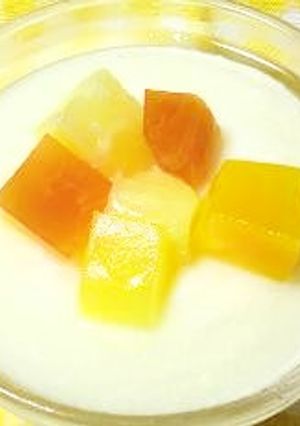 ヨーグルトブラマンジェ-レシピのメイン写真