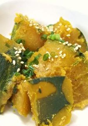 味噌と練りゴマで*+かぼちゃの煮物*+-レシピのメイン写真