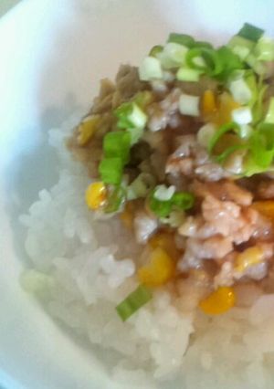 豚挽き肉とコーンの味噌バター炒め♪-レシピのメイン写真