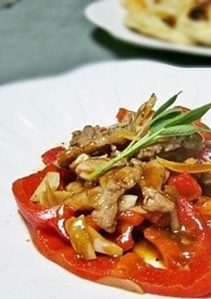 カンタン一品♪豚肉とキノコのソテー-レシピのメイン写真