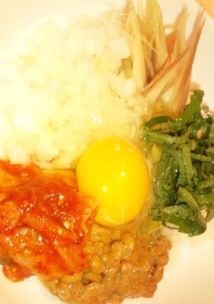 ダイエット☆混ぜ混ぜ玉ねぎ納豆サラダ-レシピのメイン写真