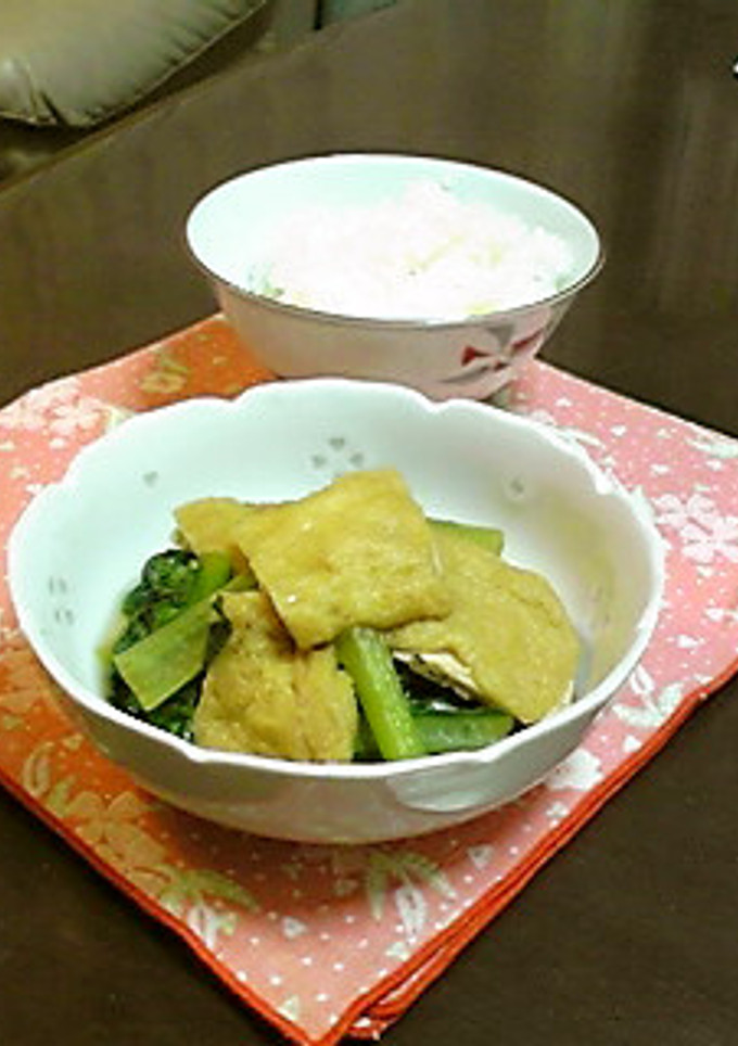 油揚げと小松菜煮-レシピのメイン写真