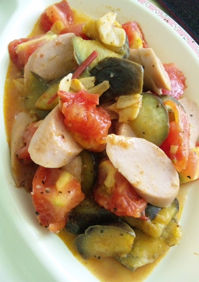 夏野菜のイタリアン風炒め-レシピのメイン写真