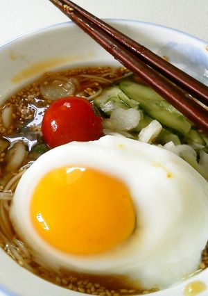 さっぱりの食べごたえコリアン風そうめん-レシピのメイン写真