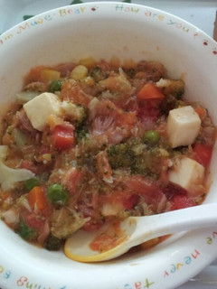 ツナと野菜のトマト煮 離乳食 後期-レシピのメイン写真