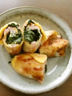 暑い日は☀ジュレ入りモロヘイヤの卵焼き☀-レシピのメイン写真