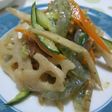 さしみこんにゃくで簡単サラダ風④