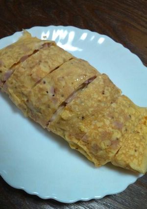チーズとソーセージの厚焼き卵-レシピのメイン写真