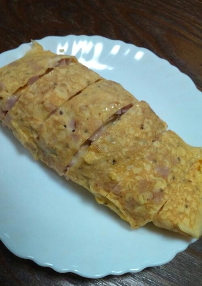 チーズとソーセージの厚焼き卵-レシピのメイン写真
