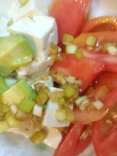 トマトと豆腐の中国風サラダ。-レシピのメイン写真