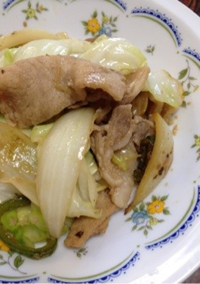 さっぱり味の生姜焼き炒め-レシピのメイン写真