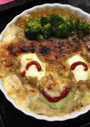 節分に♪ デコ『焼きカレー』-レシピのメイン写真