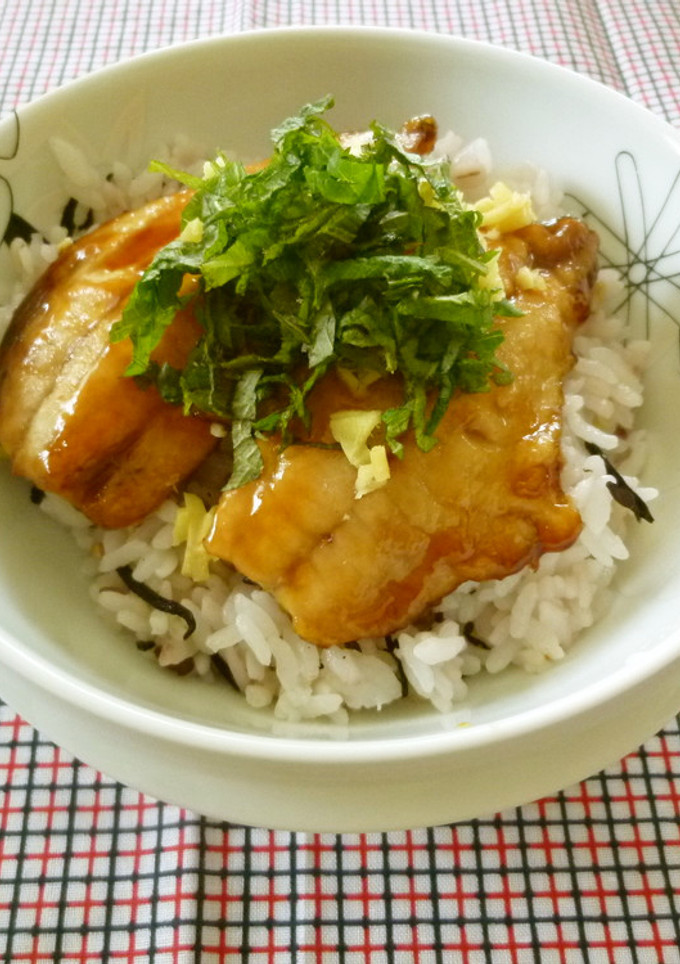 アジのふんわり蒲焼丼-レシピのメイン写真