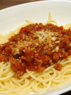 ミートソーススパゲティー-レシピのメイン写真