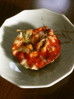 楽しくトッピング♪ピザ風焼き茄子-レシピのメイン写真